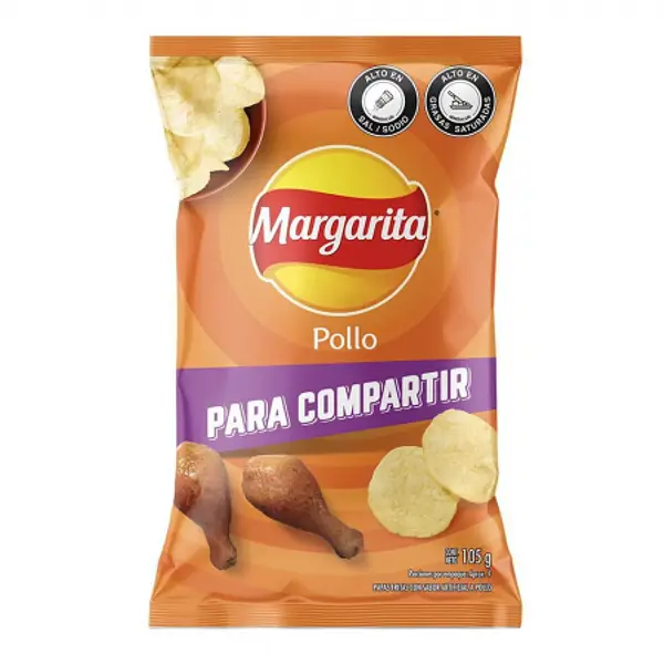 SNACK PAPA POLLO MARGARITA *105GR