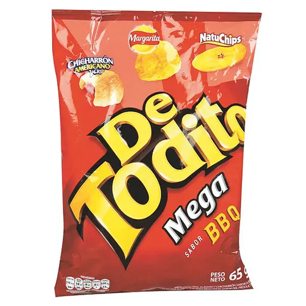 SNACK DETODITO BAR BQ *65GR