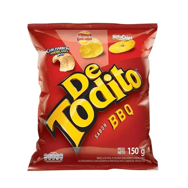 SNACK DETODITO BAR BQ*150GR