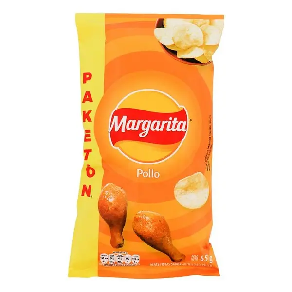 SNACK PAPA POLLO MARGARITA*65G
