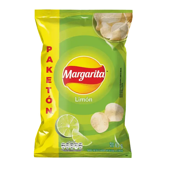SNACK PAPA LIMON MARGARITA*65G