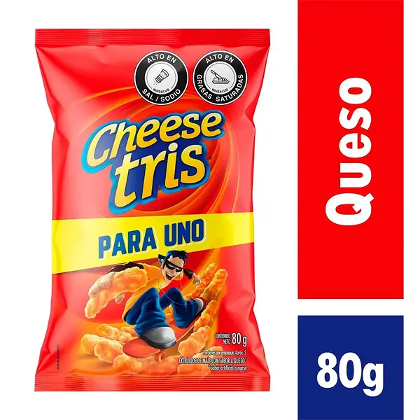 SNACK CHEESE TRIS FRITO LAY *80 GR