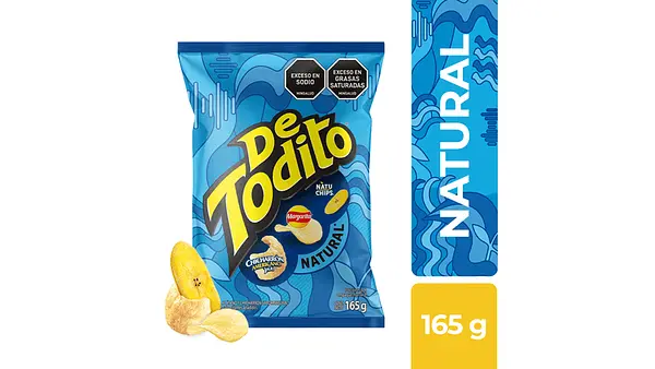SNACK DETODITO NATURAL* 165G