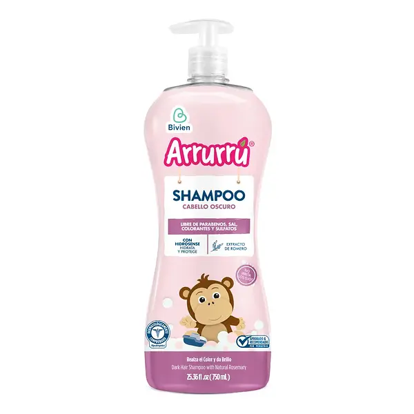 SHAMPOO CABELLO OSCURO ARRURRU*750ML