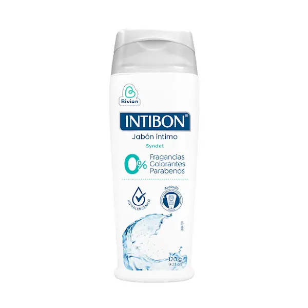 JABON INTIMO HIPOALERGENICO INTIBON*120GR