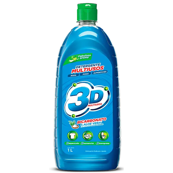 DETERGENTE LIQUIDO 3D*2LT