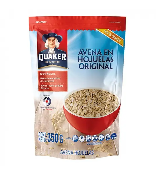 AVENA HOJUELAS ORIGINAL QUAKER*350G