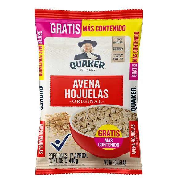 AVENA HOJUELAS QUAKER*400G