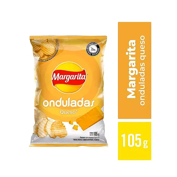 SNACK PAPA QUESO MARGARITA*105