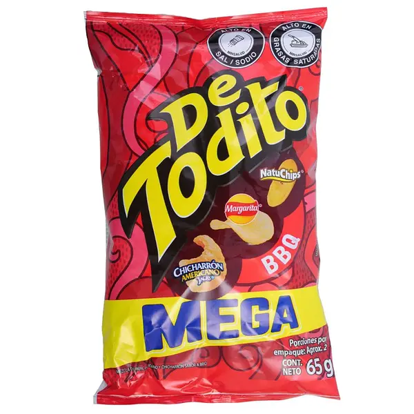 SNACK BBQ MEGA DETODITO *65 GR