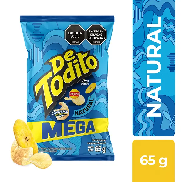 SNACK DETODITO MEGA NARURAL *65 GR