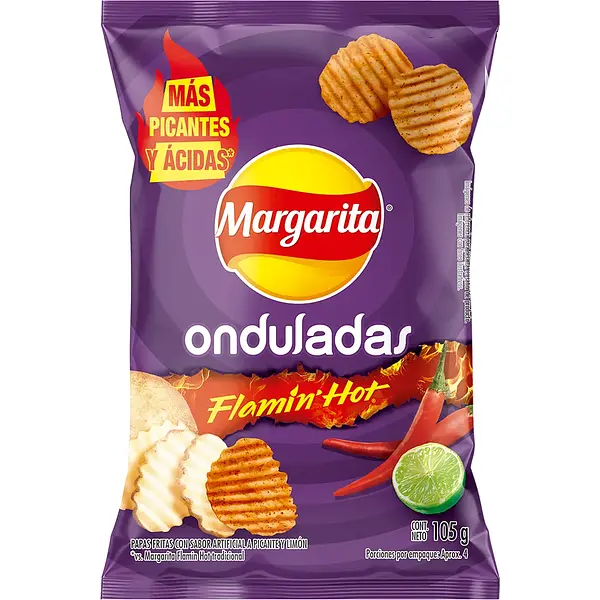 SNACK ONDULADA FLAMINHOT*105G