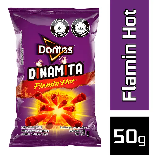SNACK PAQUETON FLAMIN HOT DE TODITO*50G