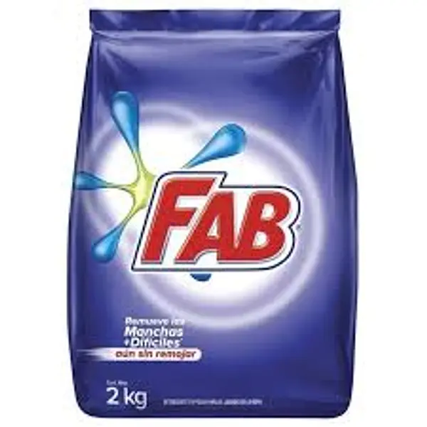 DETERGENTE POLVO FAB*2KG