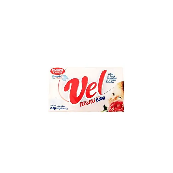 JABON BARRA BABY VEL ROSITA*220GR