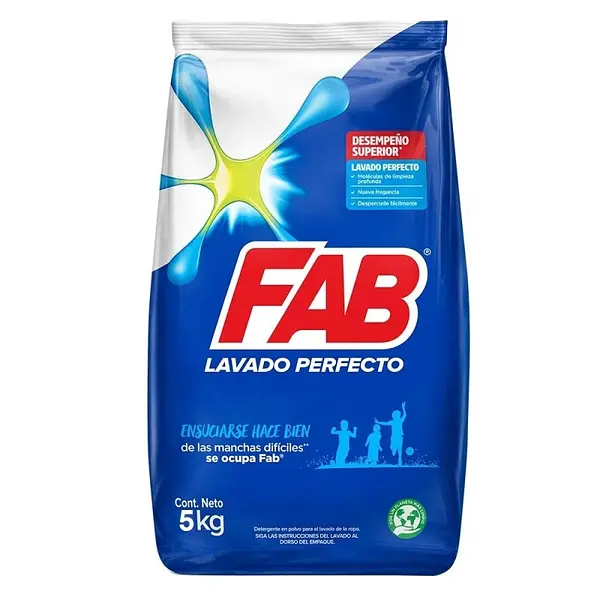 DETERGENTE POLVO FAB*5KG