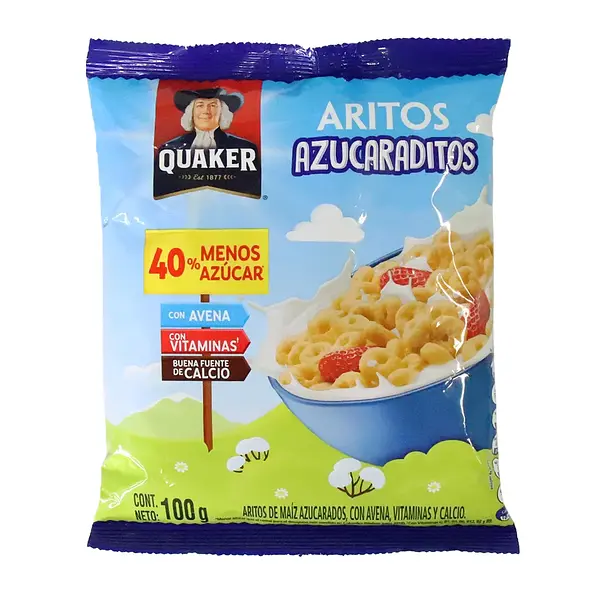 CEREAL ARITOS QUAKER*100GR
