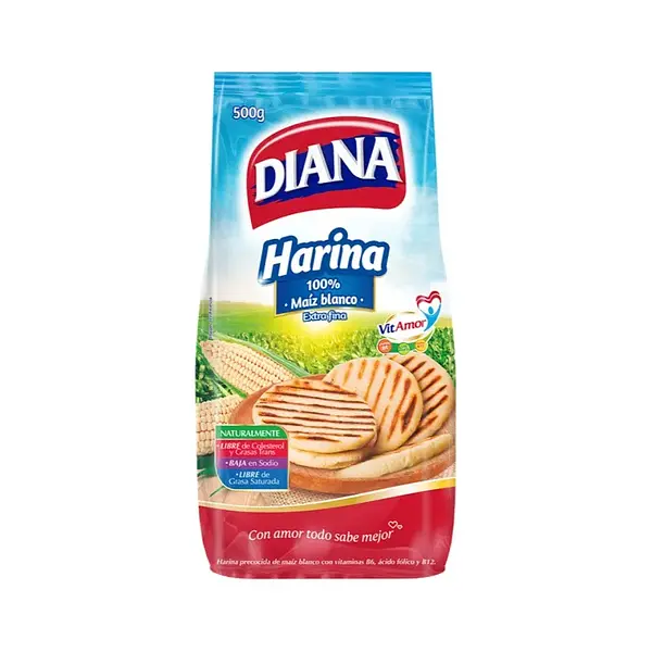 HARINA MAIZ BLANCO DIANA *500 GR