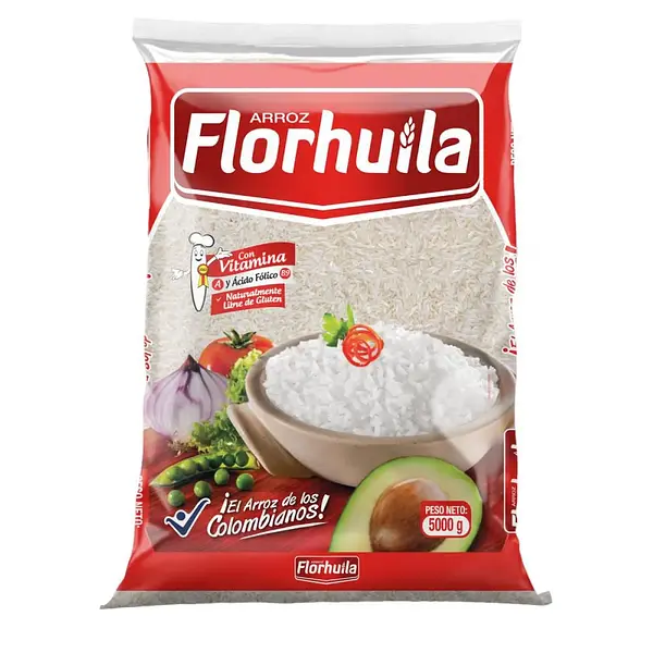 ARROZ BLANCO FLORHUILA*5000G