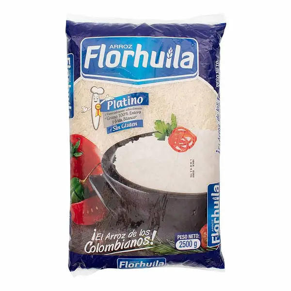 ARROZ BLANCO PREMIUM FLORHUILA*2.5KG