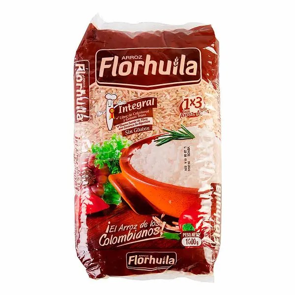 ARROZ INTEGRAL FLORHUILA*1000G
