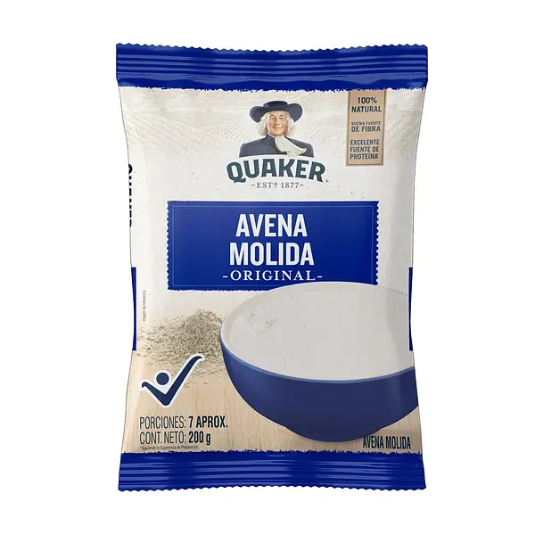 AVENA MOLIDA ORIGINAL QUAKER*200G