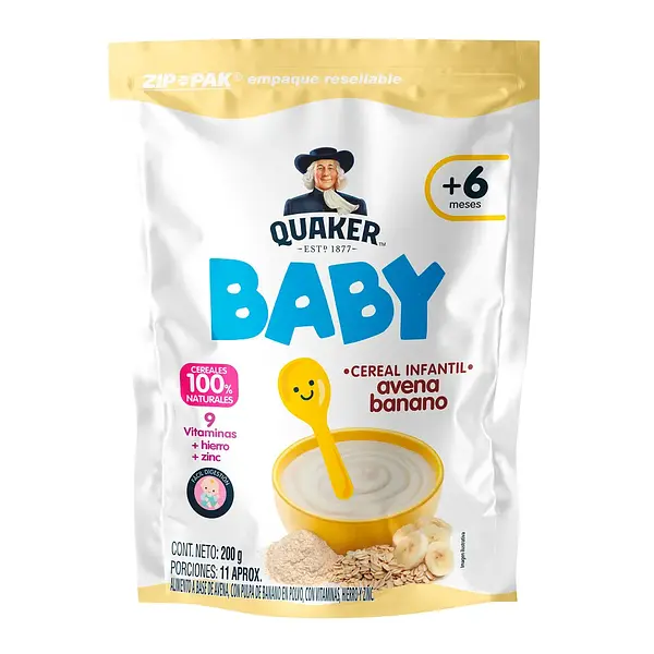 COLADA AVENA BABY QUAKER *200 GR