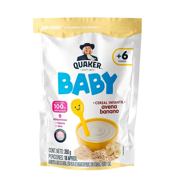 COLADA AVENA BABY QUAKER *350 GR