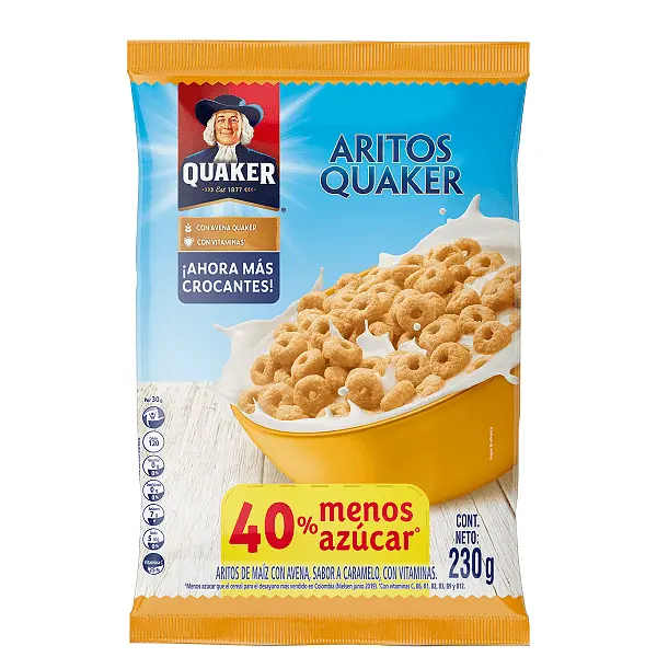 CEREAL ARITOS QUAKER*230GR