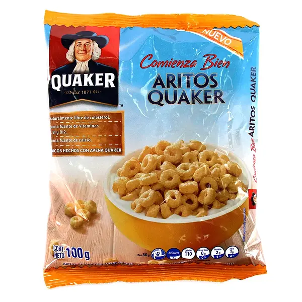 CEREAL ARITOS QUAKER *100GR