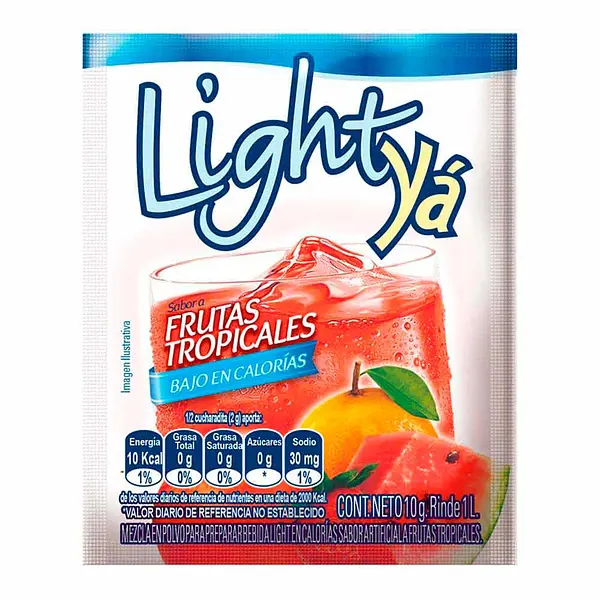 REFRESCO FRUT TROPIC LAGHTYA*10GR