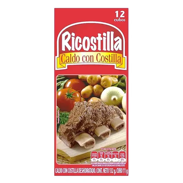 CALDO CUBO RICOSTILLA*12U