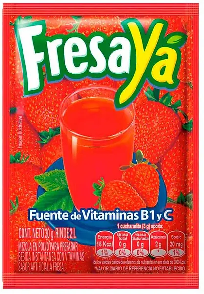 REFRESCO FRESAYA *30 GR