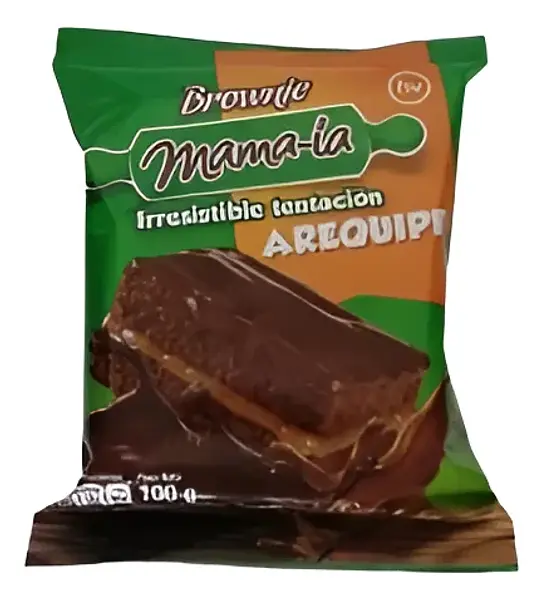 PONQUE BROWNIE AREQUIPE MAMA-IA*100G