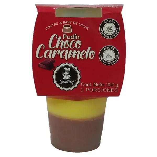 PUDIN CHOCO CARAMELO SMARNT CHEF * 2 * 2