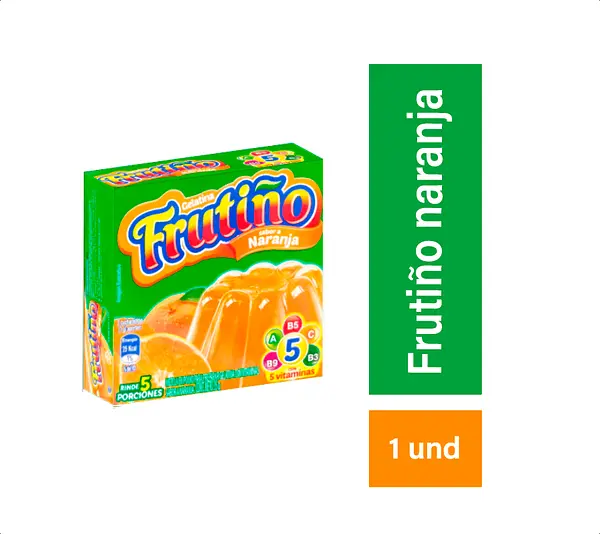 GELATINA NARANJA FRUTIÑO*35G