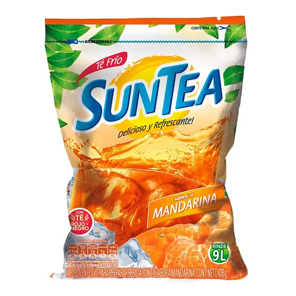 BEBIDA POLVO MANDARINA SUNTEA*436G