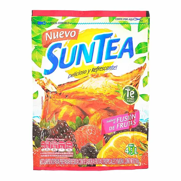 REFRESCO FUSION DE FRUTAS SUNTEA *218GR