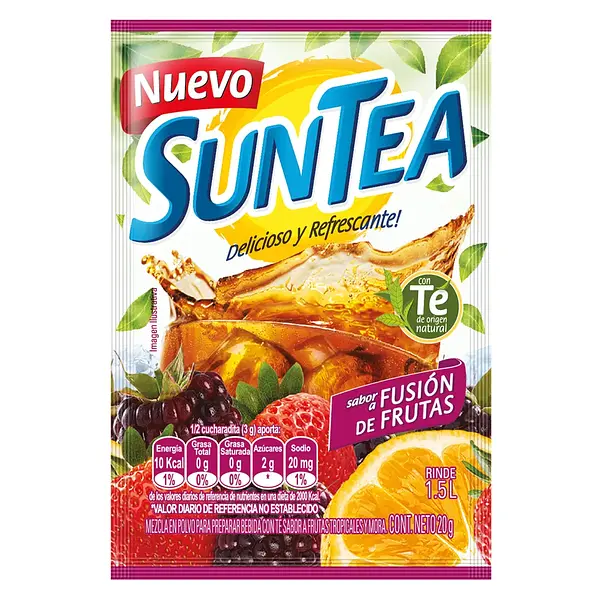 REFRESCO FUSION DE FRUTAS SUNTEA*20 GR