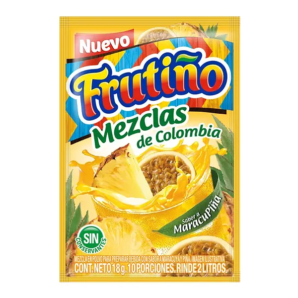 BEBIDA POLVO MEZCLAS FRUTIÑO *18 GR