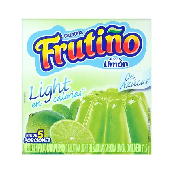 GELATINA LIMON LIGHT FRUTIÑO*11.5 GR