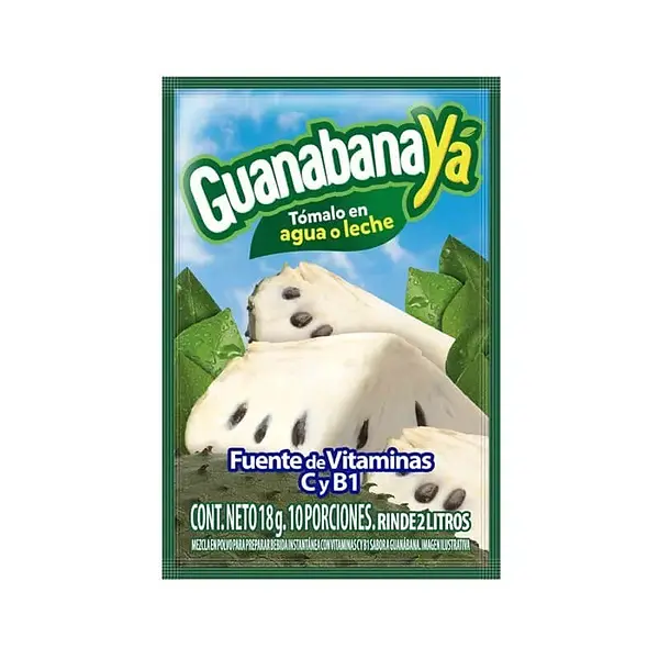 BEBIDA POLVO GUANABANAYA *18 GR
