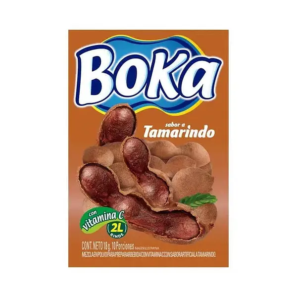 REFRESCO POLVO TAMARINDO BOKA*18G