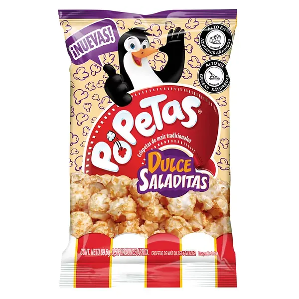 POPETAS CARAMELO/SAL POPETA*89G