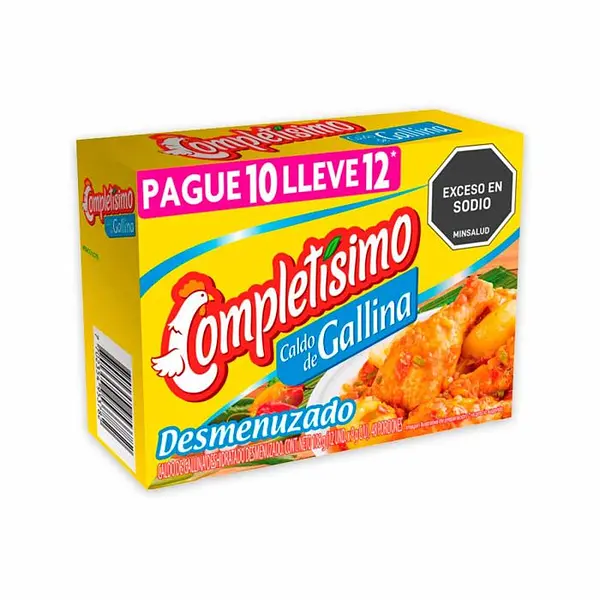 CALDO DESMENUZADO GALLINA COMPLETISI*12