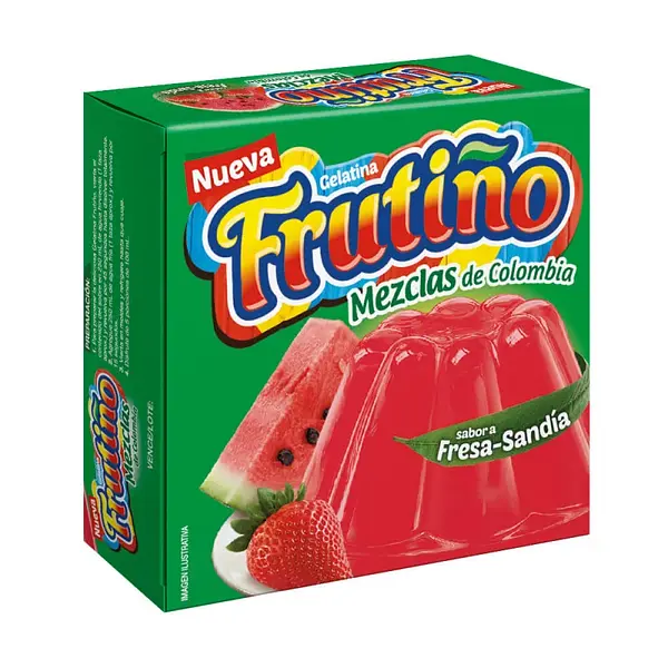 GELATINA FRESA SANDIA FRUTIÑO*14G