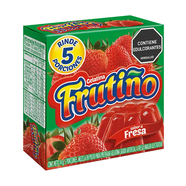 GELATINA FRESA FRUTIÑO*14G