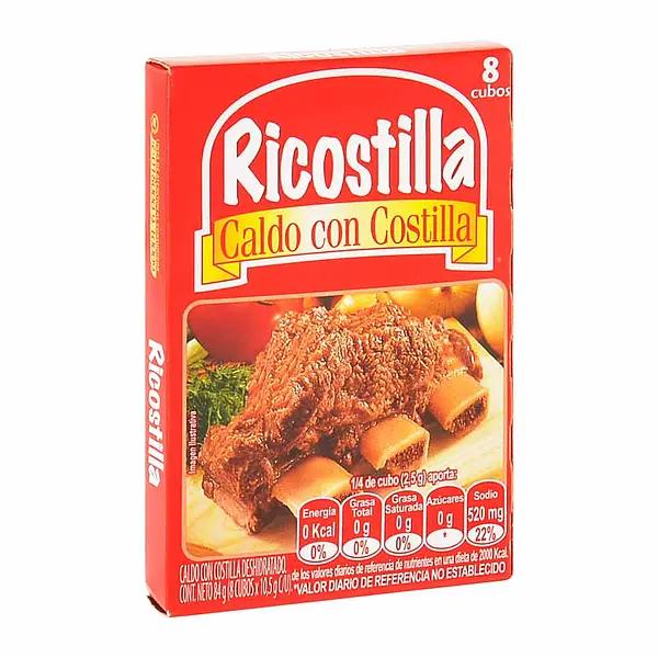 CALDO CUBO RICOSTILLA * 8U