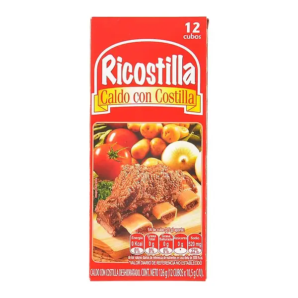 CALDO CUBO RICOSTILLA*12U