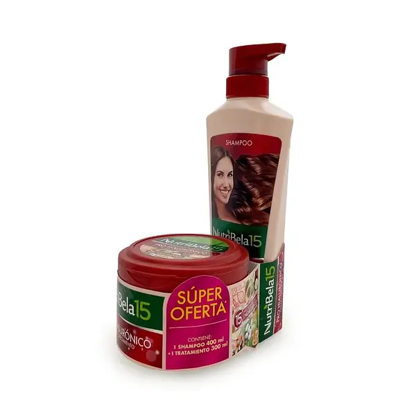 SHAMPO KIT PROHIALUR NUTRIBELA15*400ML